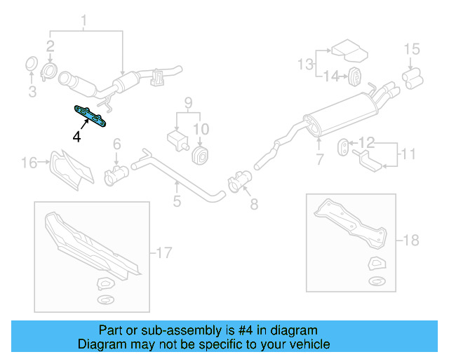 Converter & Pipe Bracket 1K0-253-144-BC - View 33