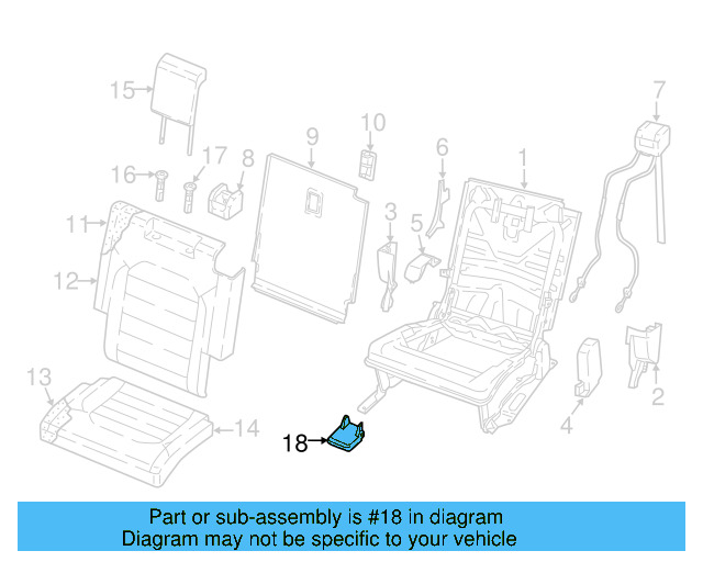 Rear End Track Cover 3CN-885-089-C-9B9 - View 8