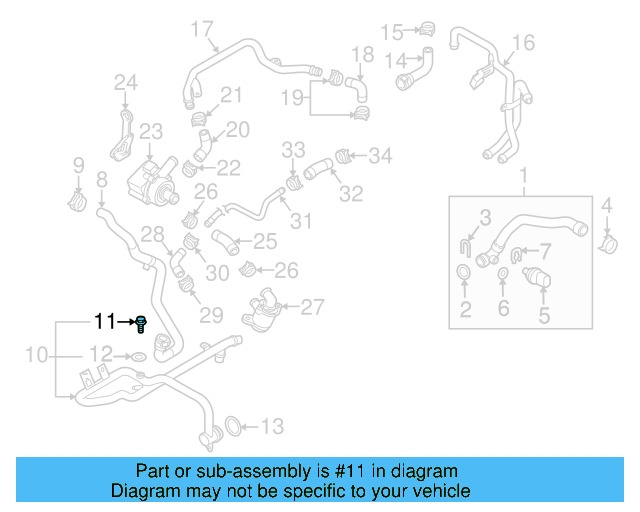 Overflow Hose Clamp N-906-867-01 - View 173