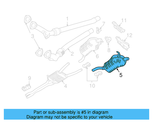 Muffler 3B7-253-609-C - View 3