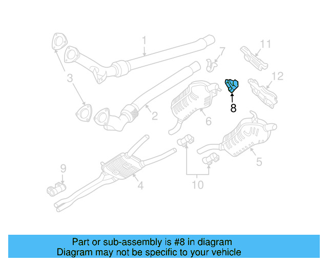 Muffler Bracket 4B0-253-144-K - View 13