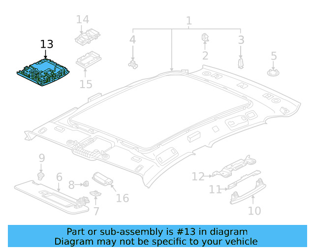 Reading Lmp Assembly 10A-959-561-J-TJA