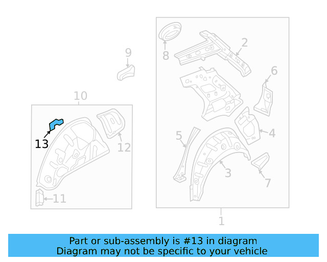 Bracket 5Q0-201-827 - View 15