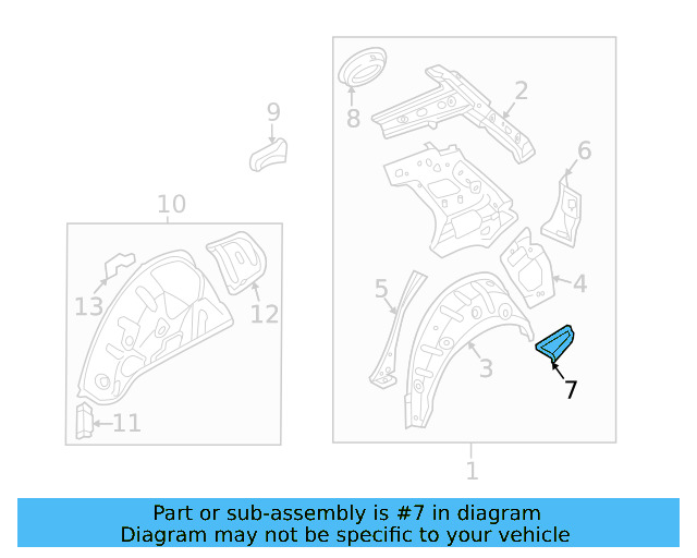 Filler Plate 5G6-813-393-A - View 10