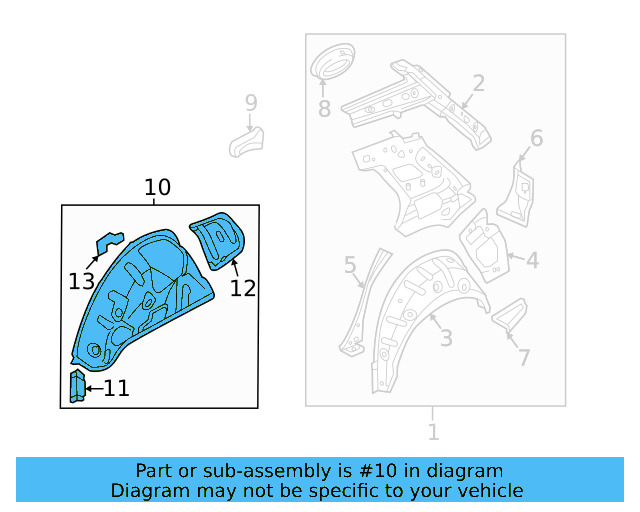 Inner Wheelhouse 5G6-809-852 - View 7