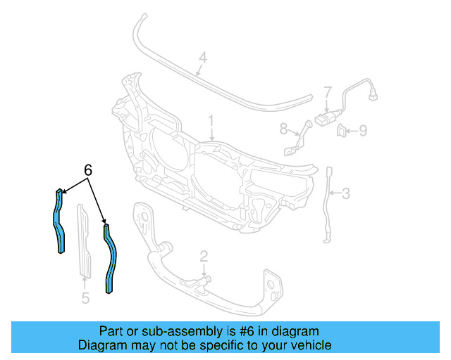 Sealing Strip 4B0-121-221-B - View 14