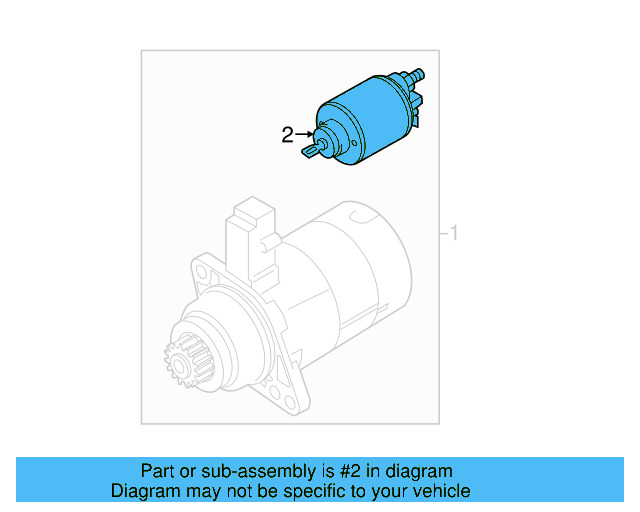 Starter Solenoid 02M-911-287-F - View 7