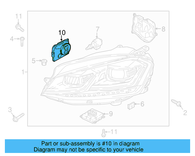 Control Module 8V0-907-399-D - View 18