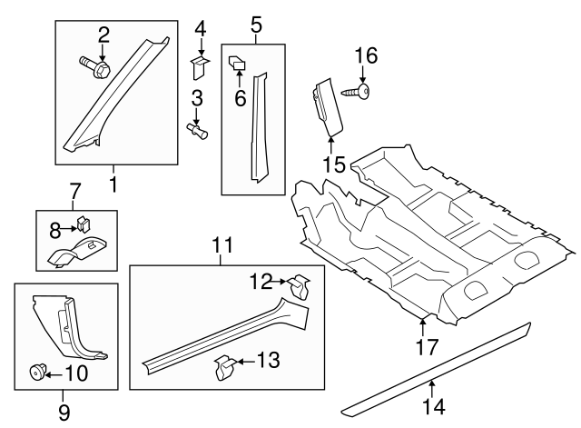 Instrument Panel Trim Panel Screw N-906-986-06