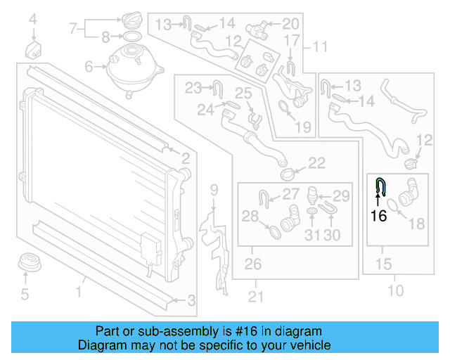 Upper Coupling Retainer Spring 1J0-121-142 - View 253