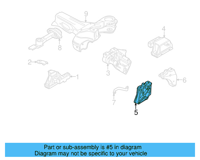 Bracket 1J0-199-117-P - View 4