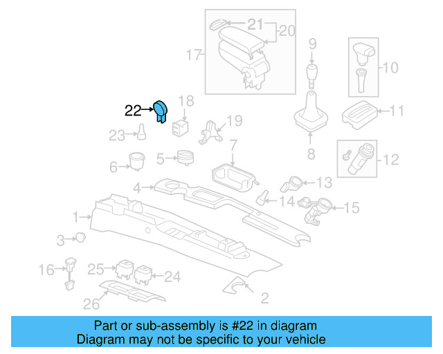 Hinge Cover 1C0-864-279-C-2QL - View 6