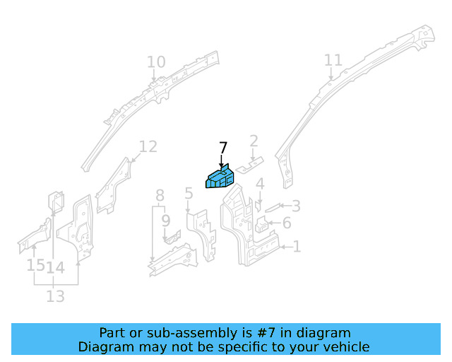 Hinge Reinforced 11A-809-624 - View 3