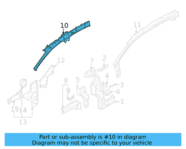 Inner Windshield Pillar 11A-809-421