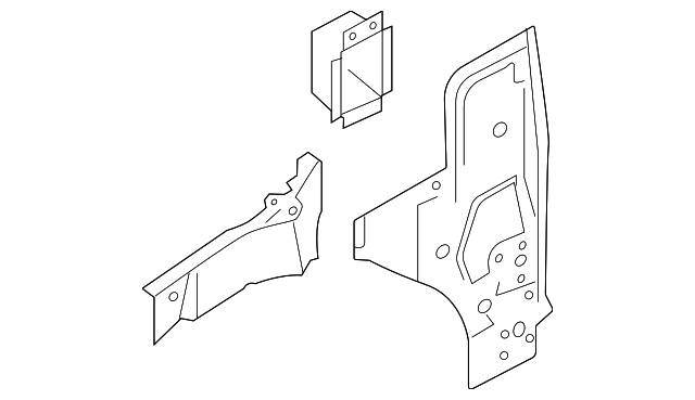 Inner Hinge Pillar 11A-802-123 - View 2