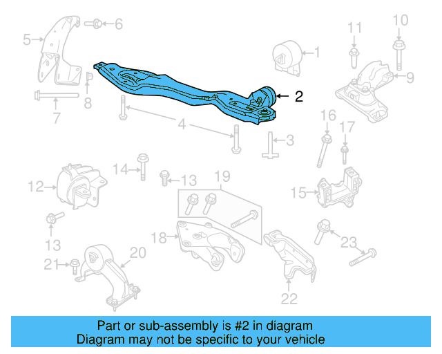 Lower Support 7B0-199-313-J - View 4