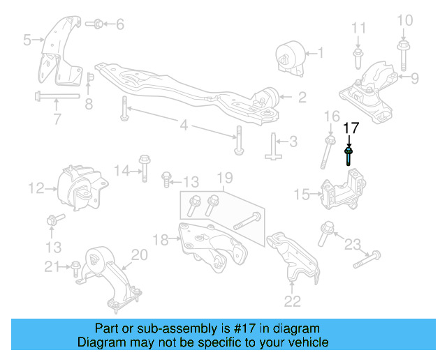 Trans Support Bolt WHT-004-344 - View 9