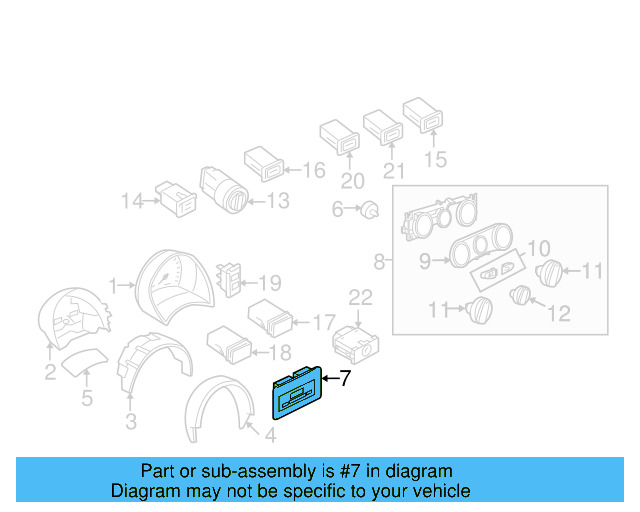 Clock 1C0-919-203-A-Y20 - View 4