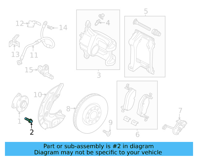 Disc Brake Caliper 1EA-615-124-B - View 4