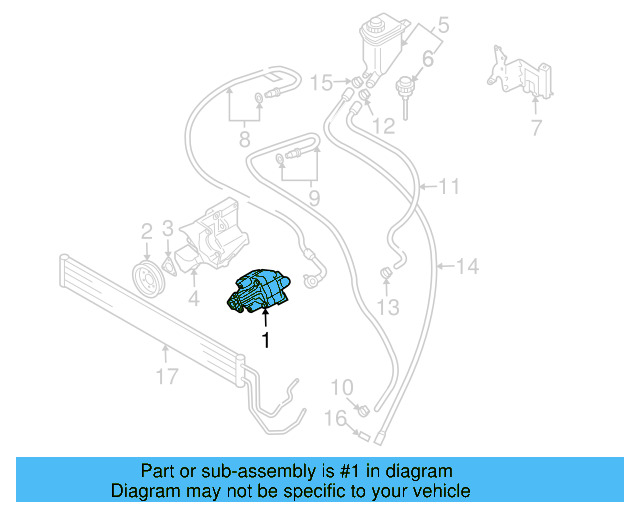Power Steering Pump 7L6-422-153-J - View 2