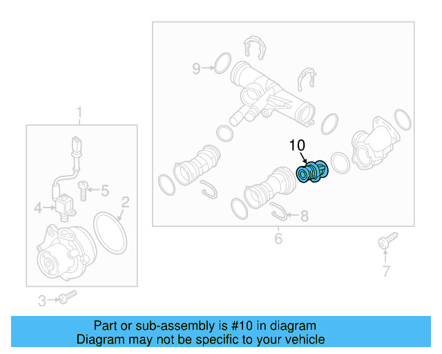 Thermostat 04L-121-113-C - View 14