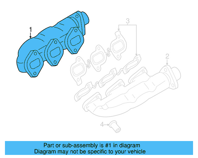 Exhaust Manifold 059-253-034-AC - View 6