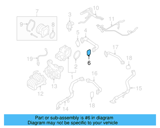 Egr Pipe Gasket 07Z-131-547 - View 7
