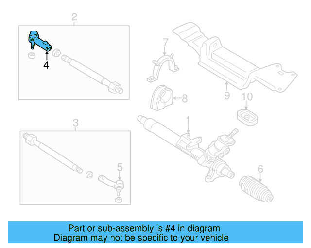 Outer Tie Rod 1J0-422-812-B - View 11