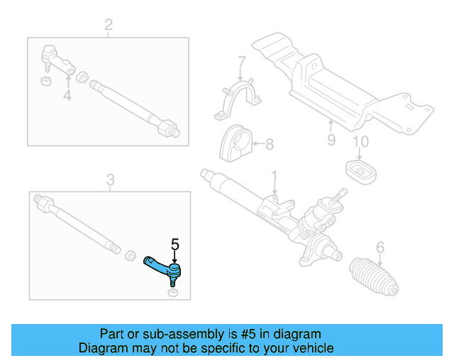 Outer Tie Rod 1J0-422-811-B - View 12