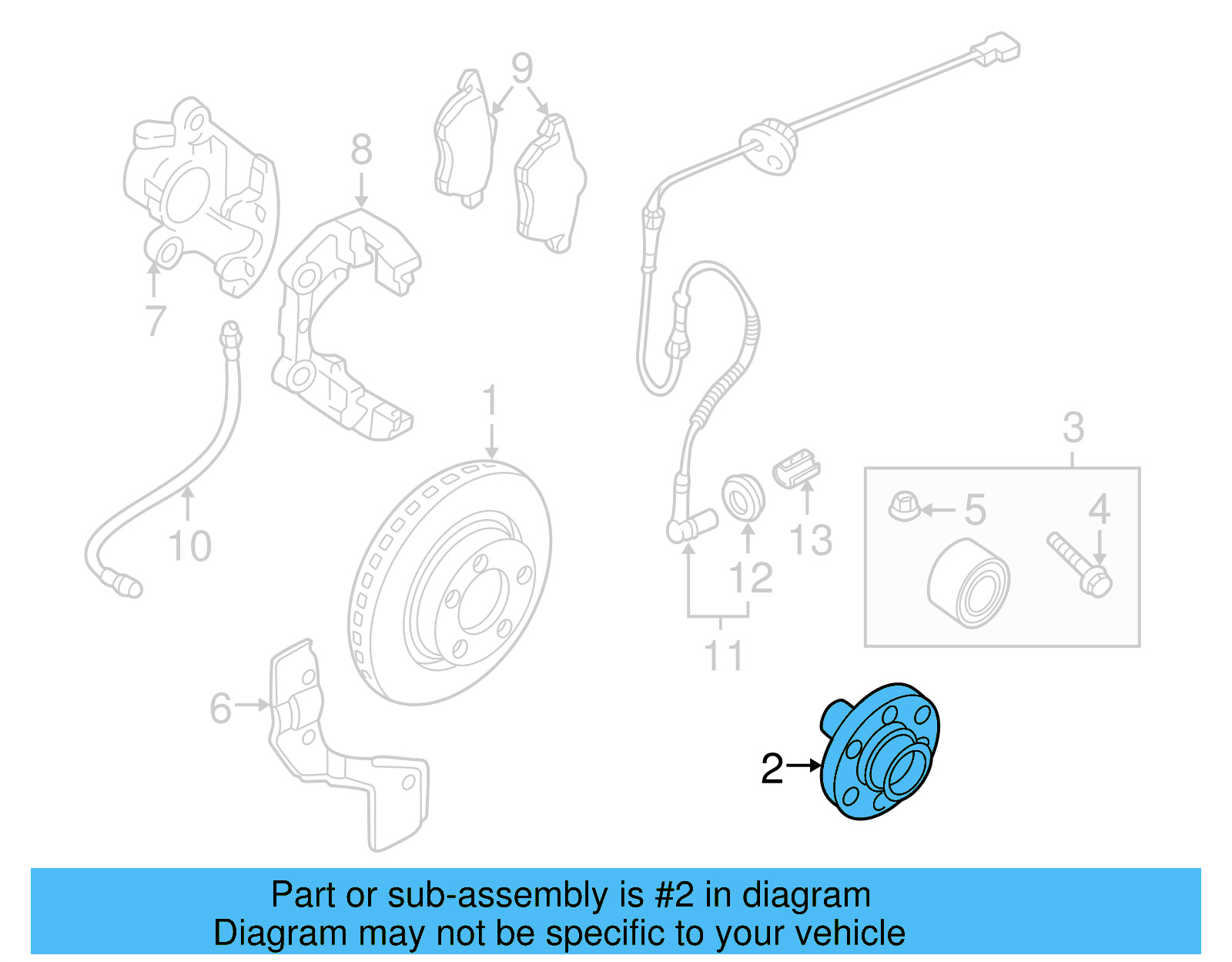 Hub 4A0-407-615-G - View 11