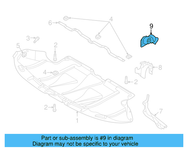 Fender Liner Pin 4A0-805-121-A - View 12