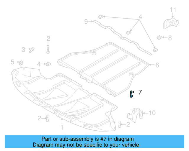 Fender Liner Pin 4A0-805-121-A - View 25