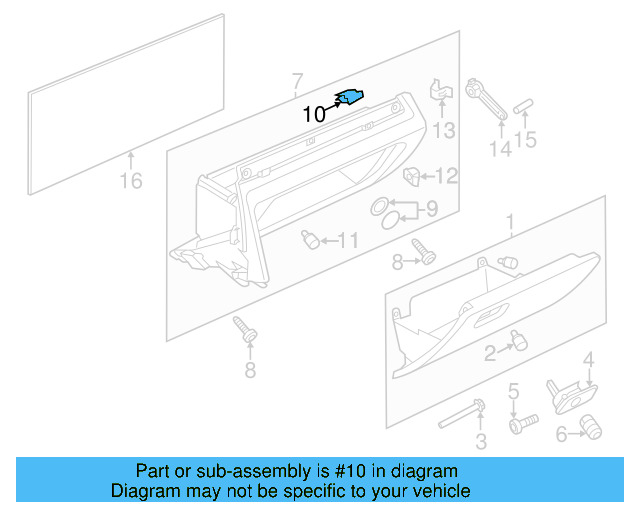 Trim Molding Clip 4A0-853-107 - View 68