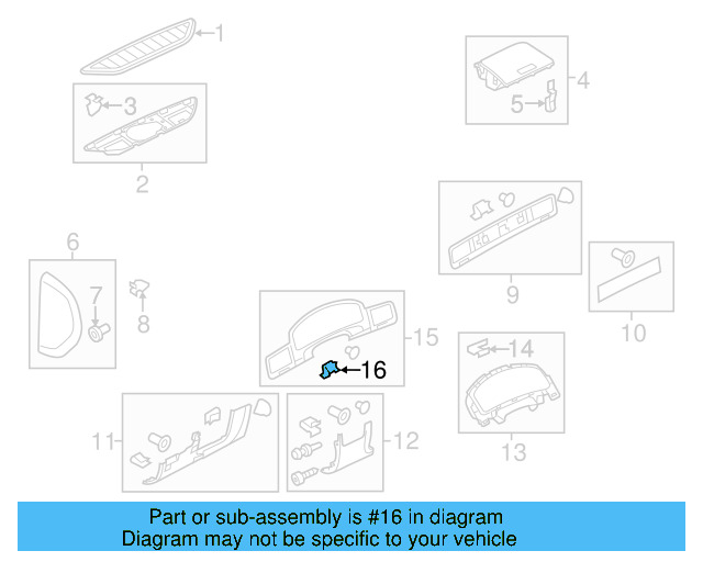 Trim Molding Clip 4A0-853-107 - View 76