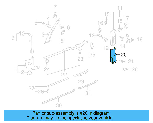 Body B 4A0-867-276-A - View 117