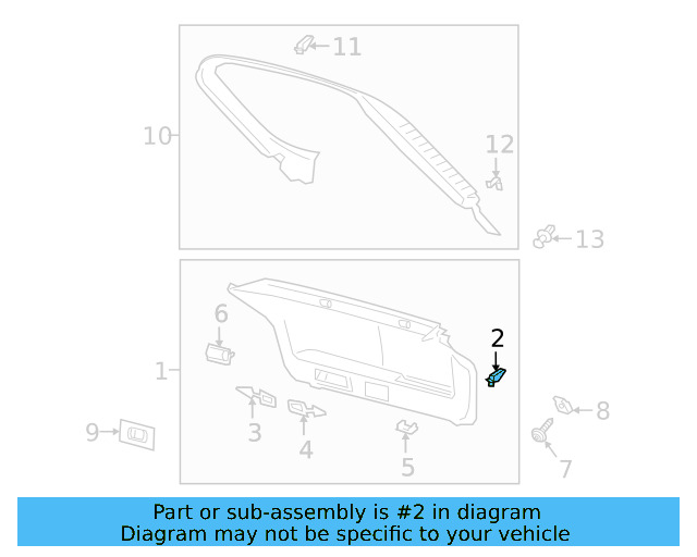 Side Trim Clamp 6N0-867-190