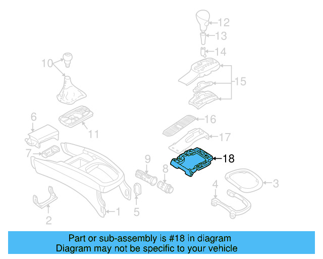 Gear Indicator Frame 4B0-713-219-F - View 6