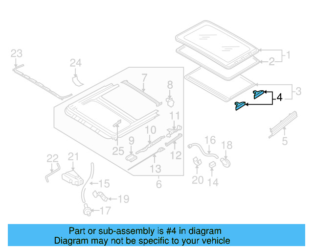 Sunshade Guide 4B0-877-165 - View 27