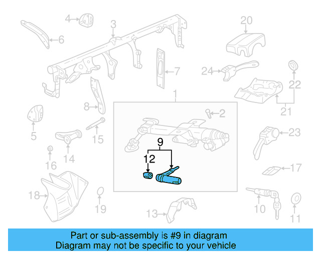 Lock Housing 4B0-905-851-P - View 30
