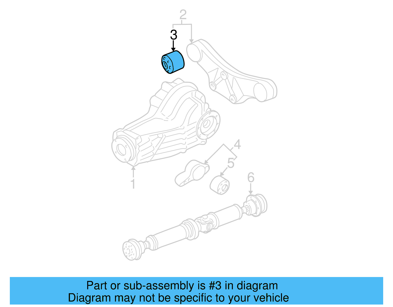 Mount Bracket Bushing 4B3-599-257-A
