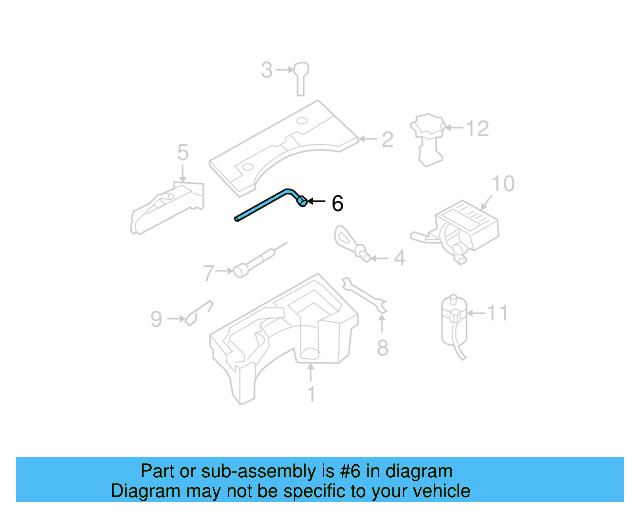 Lug Wrench 4D0-012-219-A - View 87
