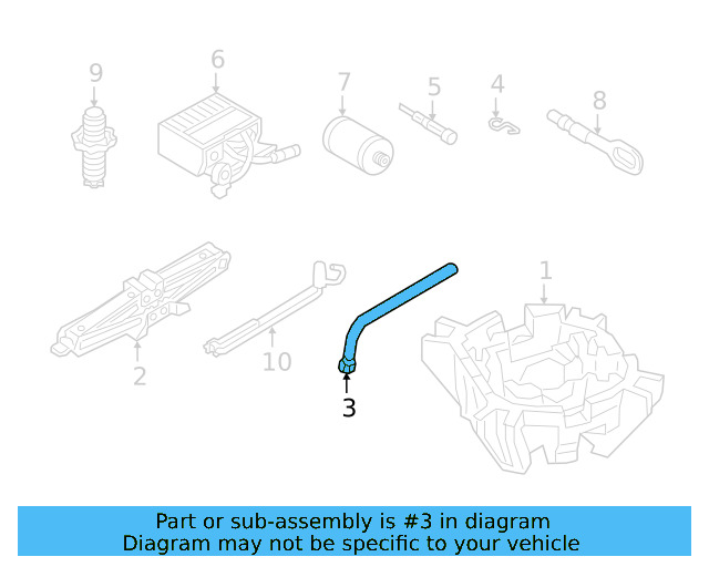 Lug Wrench 4D0-012-219-A - View 34