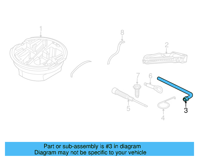 Lug Wrench 4D0-012-219-A - View 85