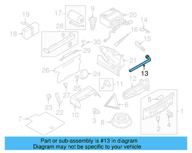 Lug Wrench 4D0-012-219-A - View 63