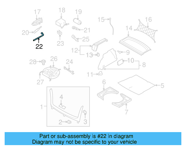 Lug Wrench 4D0-012-219-A - View 38