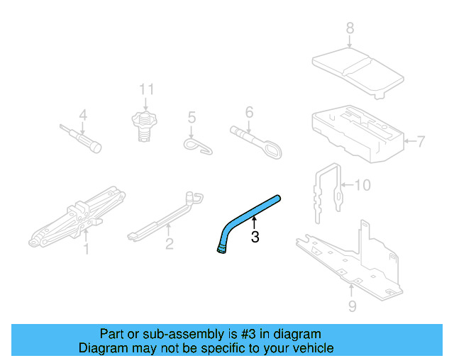 Lug Wrench 4D0-012-219-A - View 83