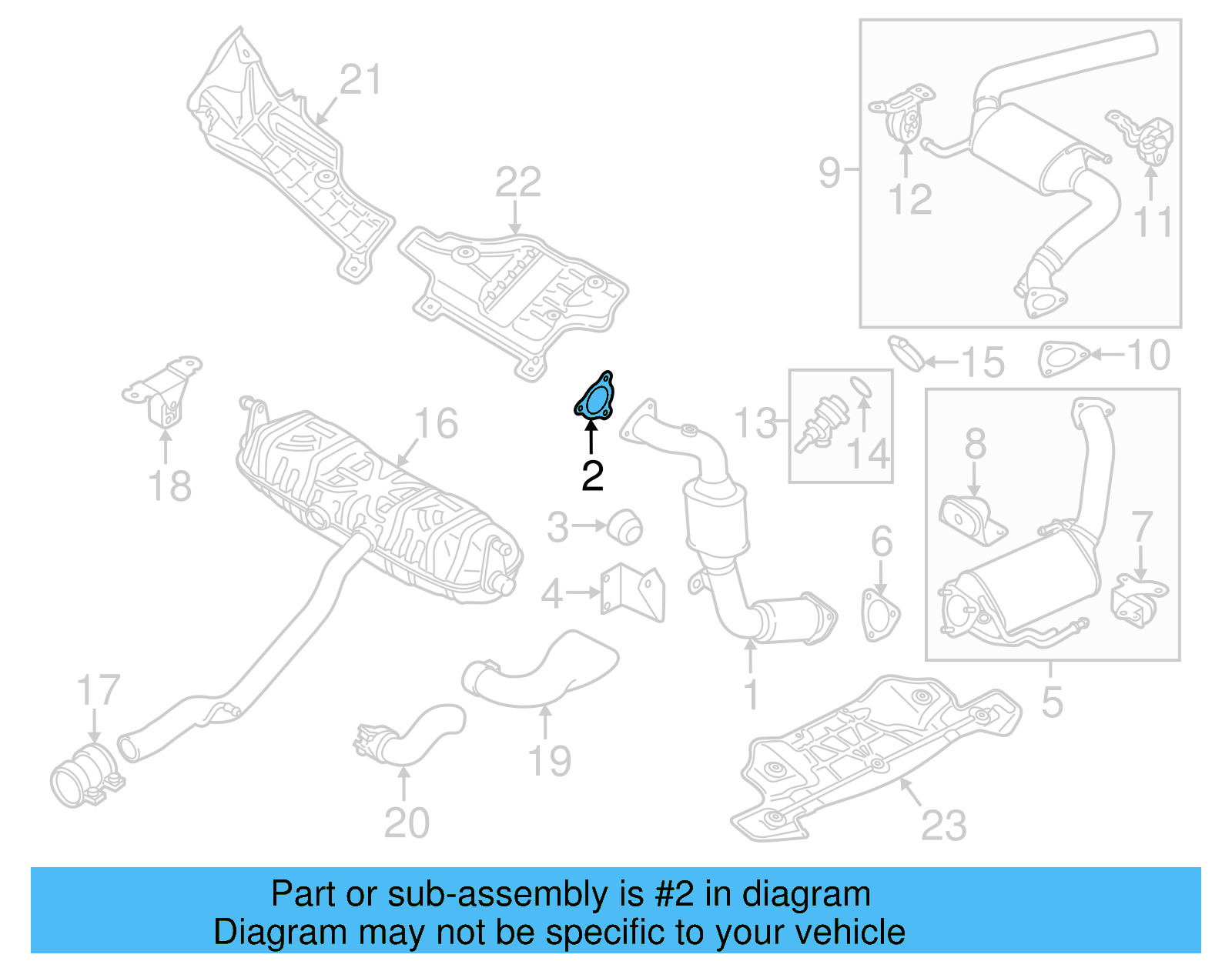 Converter & Pipe Gasket 4D0-253-115-A - View 27