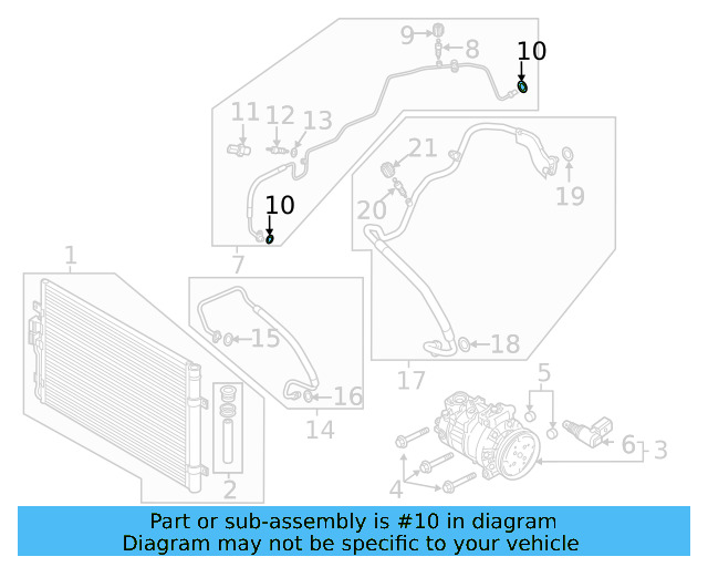 Front AC Line O 4D0-260-749-B - View 60