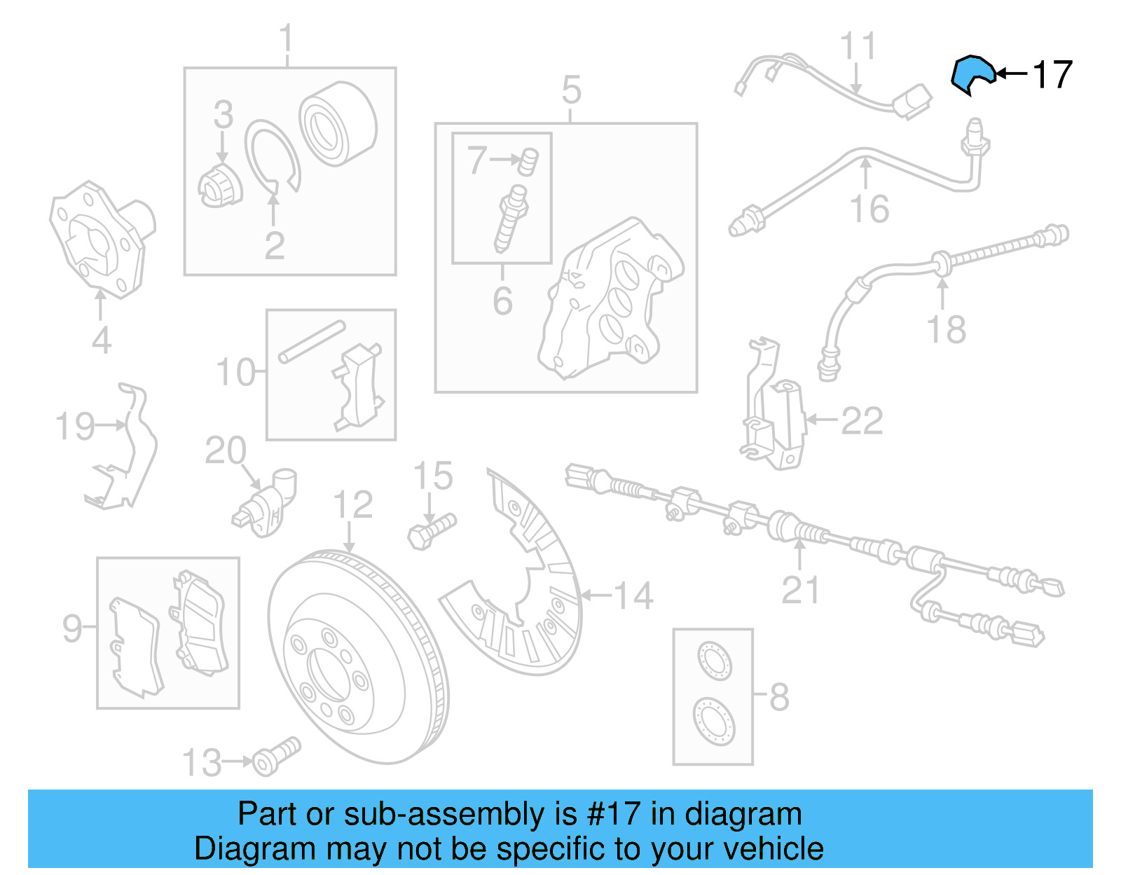Brake Hydraulic Line Bracket 4D0-611-715-B - View 35