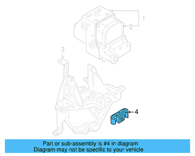 Mount Bracket Support Bracket 4D0-616-797-C - View 6
